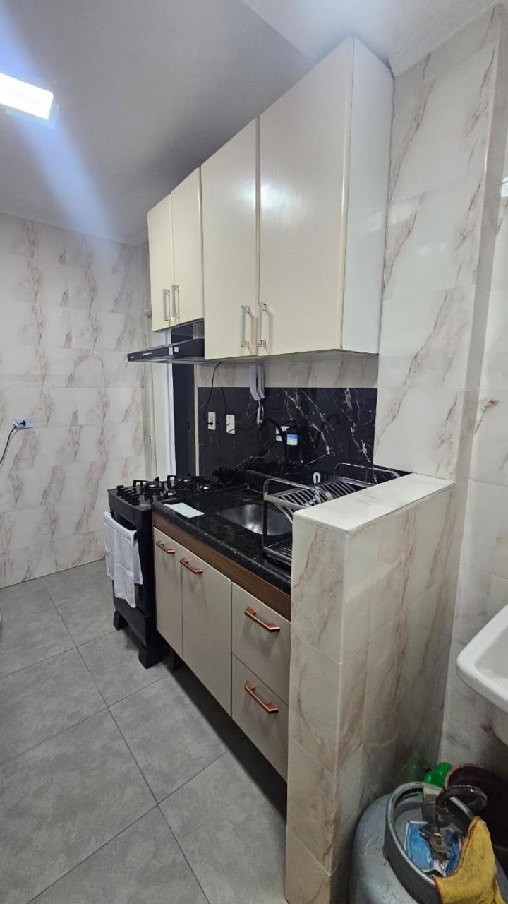 Apartamento De Frente E Com Vista Para O Mar Praia Grande  Esterno foto